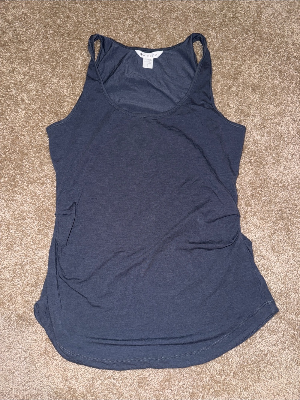 Athleta Blue Scoop Neck Tank Top - Women's - small